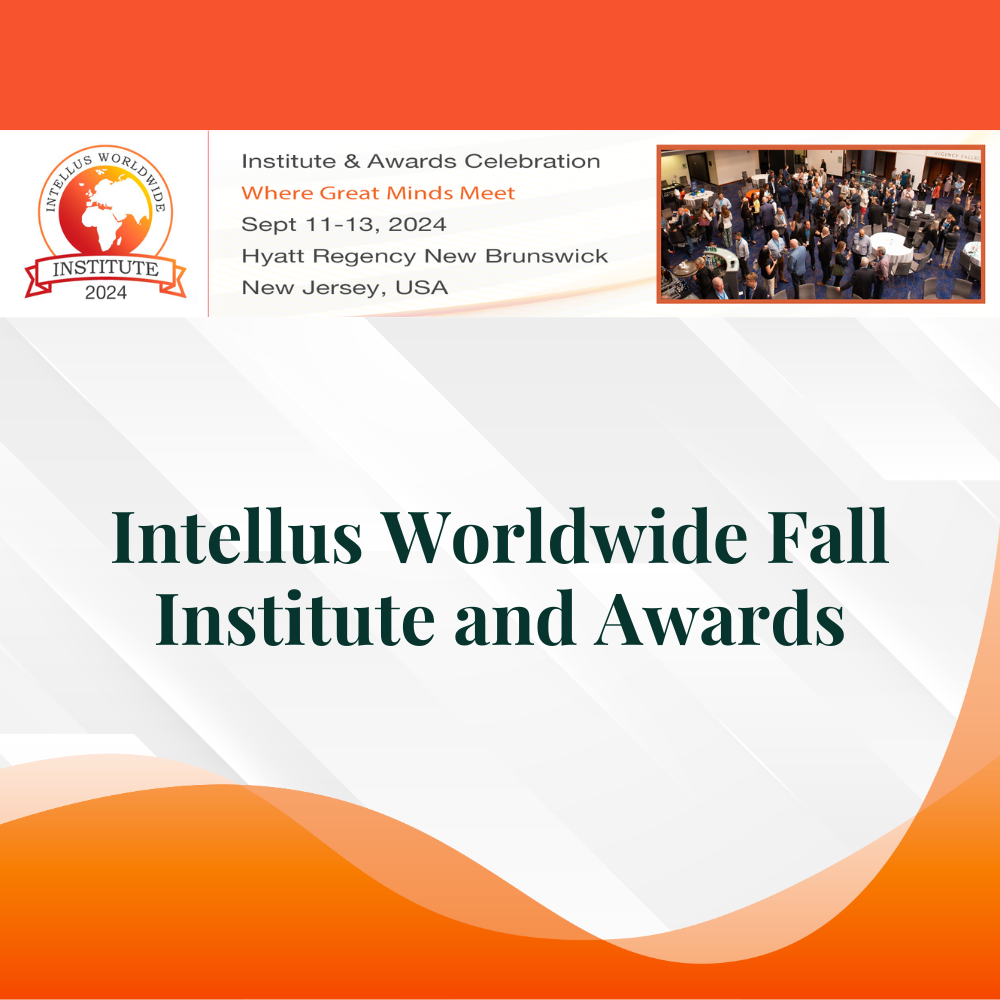 Intellus Worldwide Fall Institute and Awards Sept