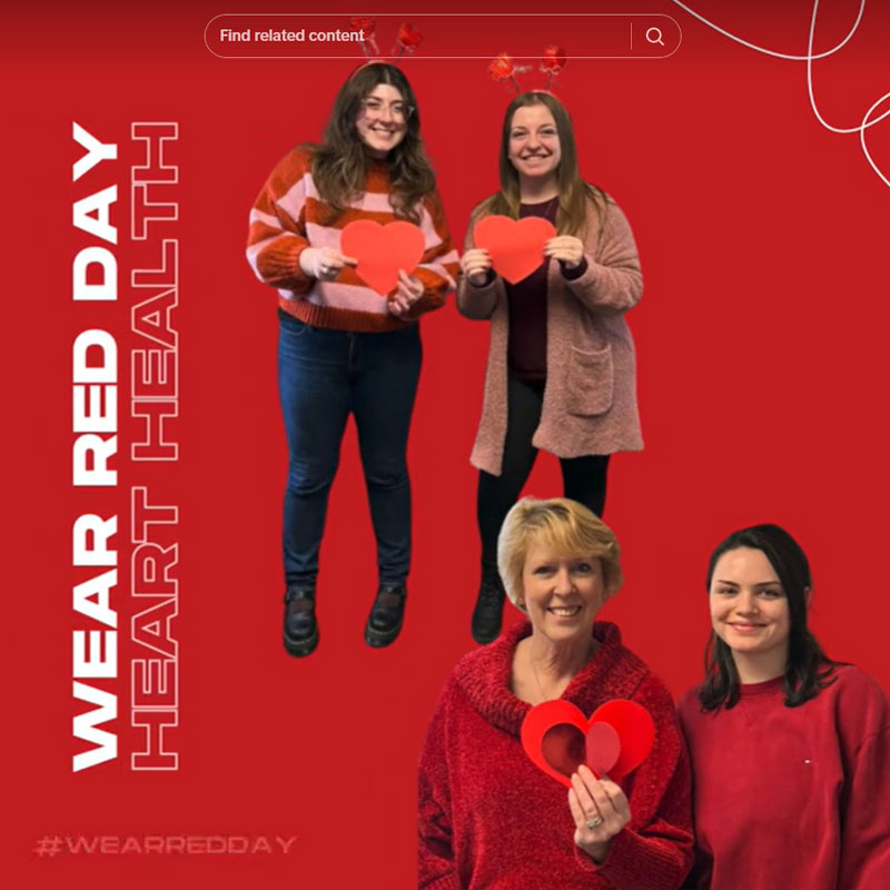 National Wear Red Day, February 2nd 2024